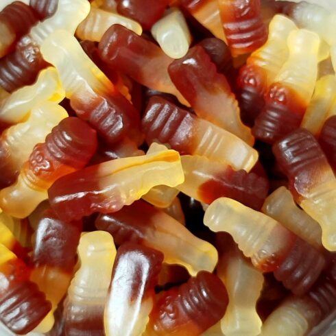 bonbon bouteille coca cola bio