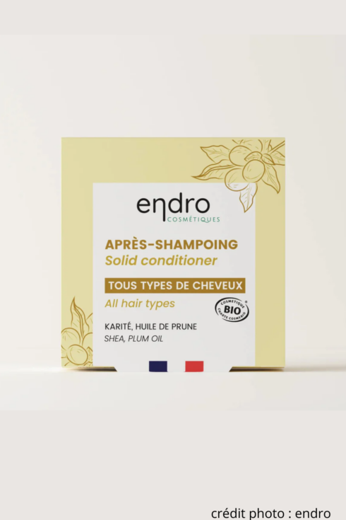 Après-shampoing solide endro