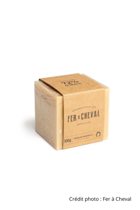 Cube savon de marseille 300g fer à cheval