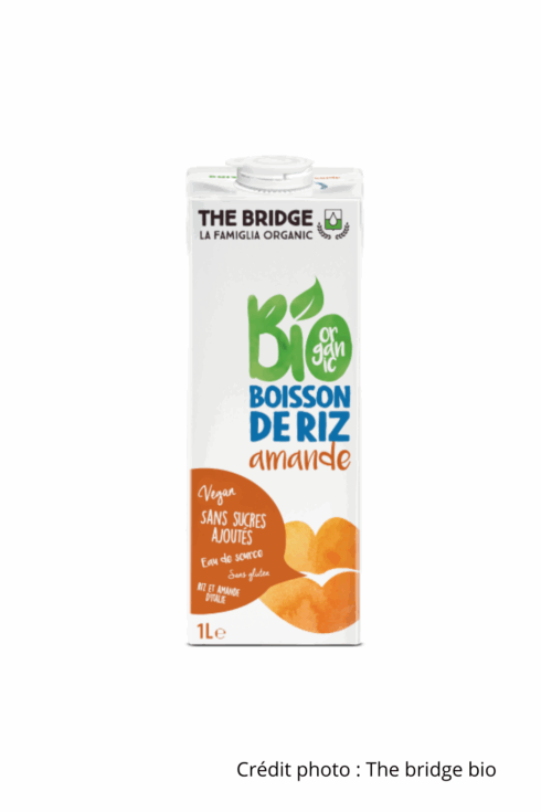 Lait riz amande bio the bridge