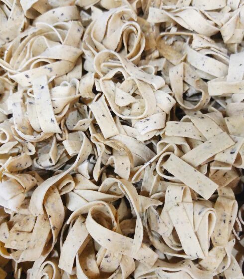 Pâte Tagliatelle Ruban Ail Basilic Bio