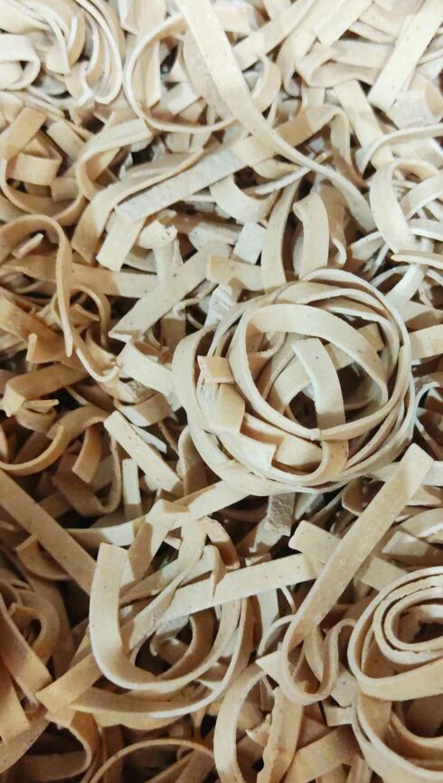 Pâtes Tagliatelles Bio et Vrac goût Cèpes et Châtaignes
