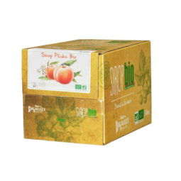 Sirop de pêche bio vrac