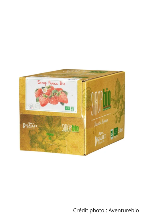 Sirop de Fraise bio vrac