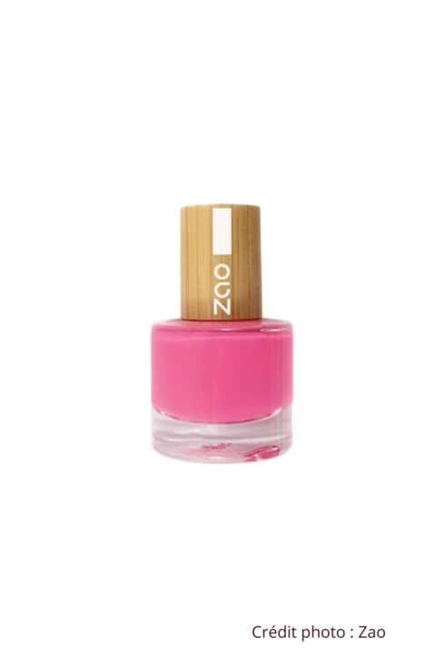 vernis a ongles zao rose fushia