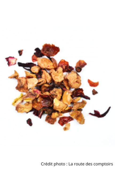 Infusion fruits rouges bio vrac la route des comptoirs