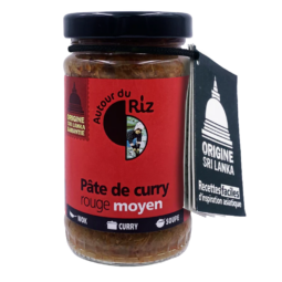 Pâte de curry rouge bio vegan