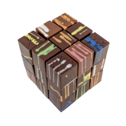 Cube 27 pièces chocolat praliné plaisir partagé
