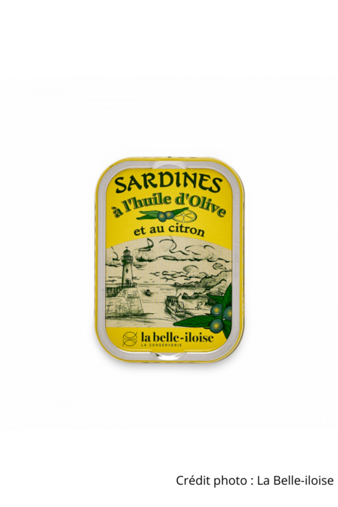 Sardine huile d'olive citron La belle-iloise