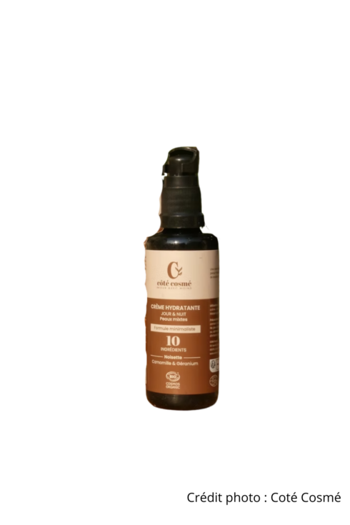 Crème hydratante coté cosmé bio peau mixte