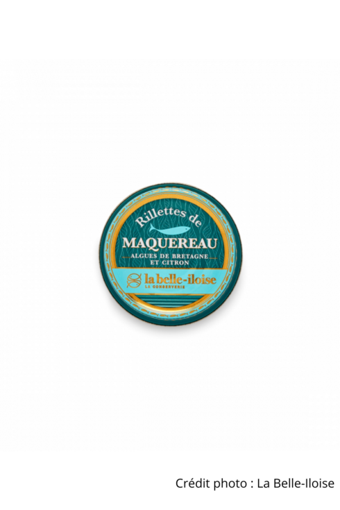 Rillette de maquereau algue citron la belle-iloise