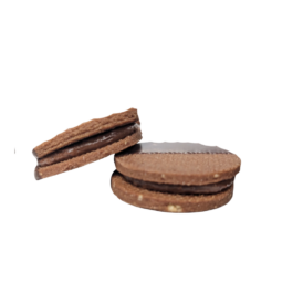 Biscuit cacao fourré au chocolat
