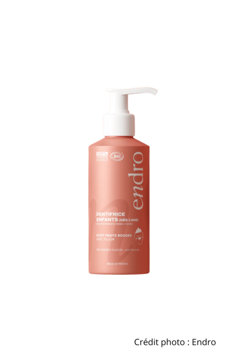 Dentifrice enfant fraise endro bio